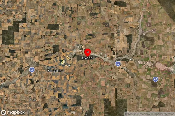 Hyden,Western Australia Satellite Map