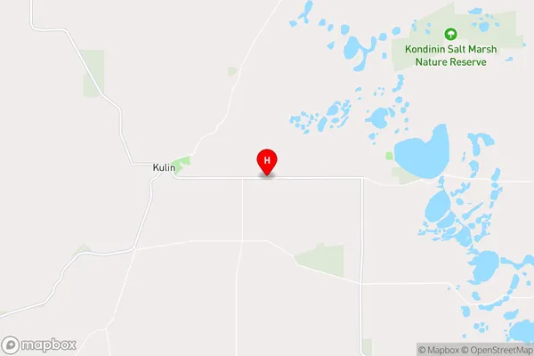 Kulin,Western Australia Area Map