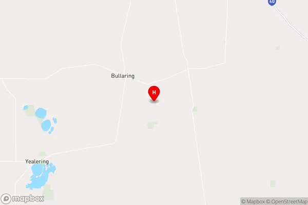 Bullaring,Western Australia Area Map