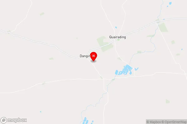 Dangin,Western Australia Area Map