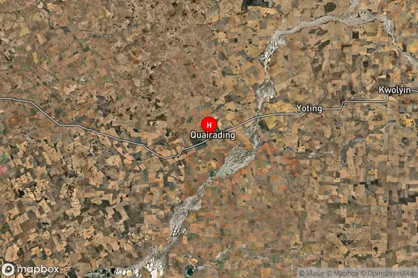 Quairading,Western Australia Satellite Map