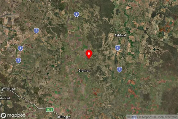 Graman,New South Wales Satellite Map