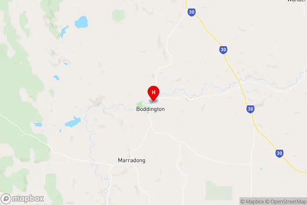 Boddington,Western Australia Area Map