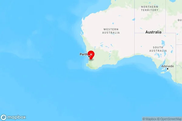 Lower Hotham,Western Australia Region Map