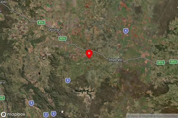 Gum Flat,New South Wales Satellite Map