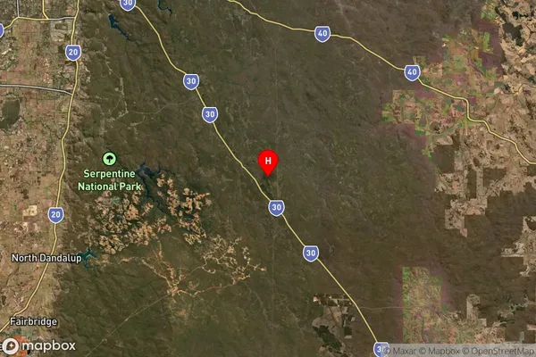 Mount Cooke,Western Australia Satellite Map