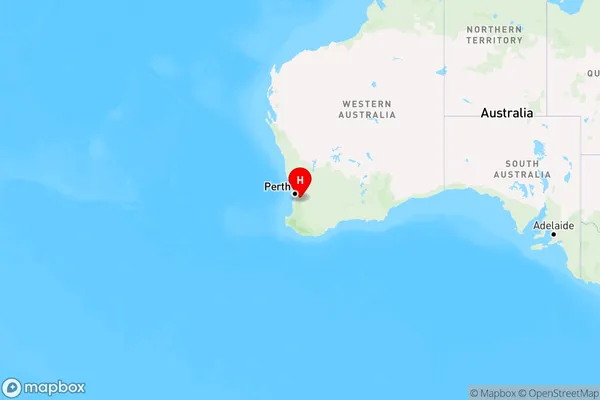 Mount Cooke,Western Australia Region Map