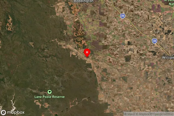 Quindanning,Western Australia Satellite Map