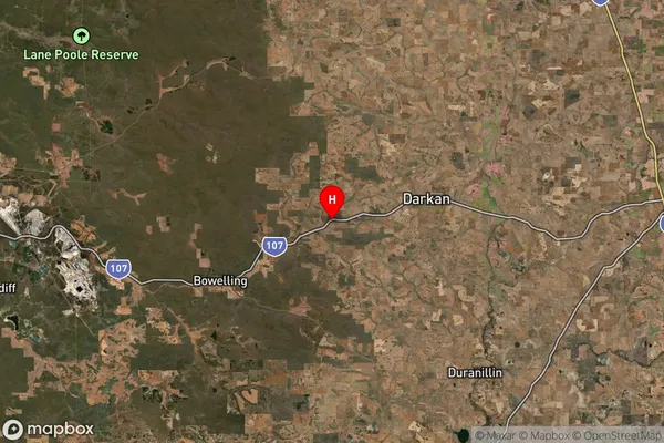 Boolading,Western Australia Satellite Map