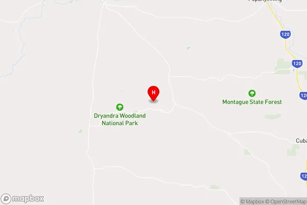 Dryandra,Western Australia Area Map