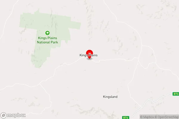 Kings Plains,New South Wales Area Map