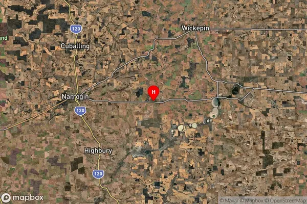 Boundain,Western Australia Satellite Map
