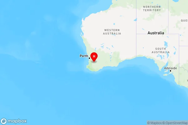 Dumberning,Western Australia Region Map