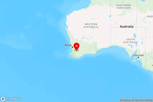 Highbury,Western Australia Region Map