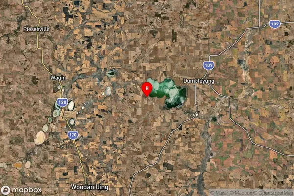 Ballaying,Western Australia Satellite Map