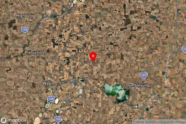 Collanilling,Western Australia Satellite Map