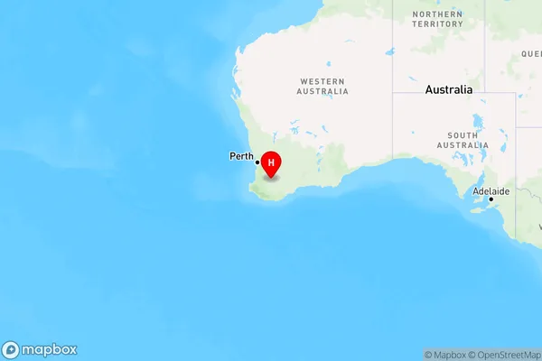 Wedgecarrup,Western Australia Region Map