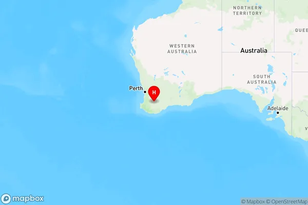 Boyerine,Western Australia Region Map