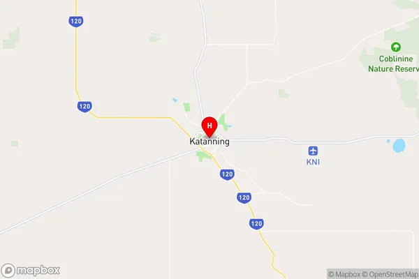 Katanning,Western Australia Area Map