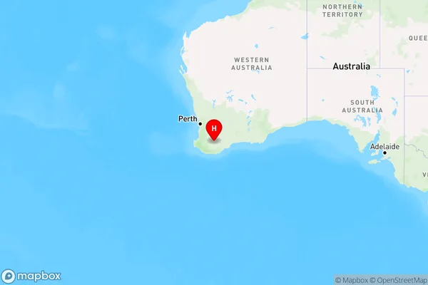 Broomehill West,Western Australia Region Map