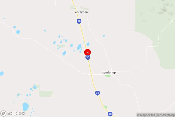 Kendenup,Western Australia Area Map