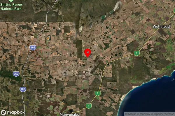 South Stirling,Western Australia Satellite Map