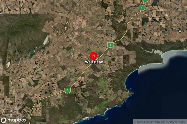 Wellstead,Western Australia Satellite Map