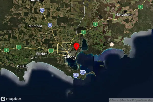 Collingwood Heights,Western Australia Satellite Map