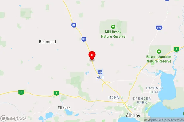 Drome,Western Australia Area Map