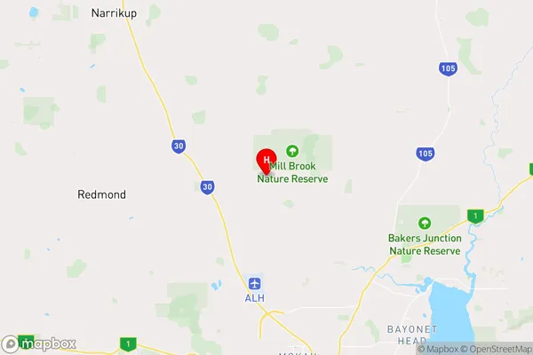 Green Valley,Western Australia Area Map