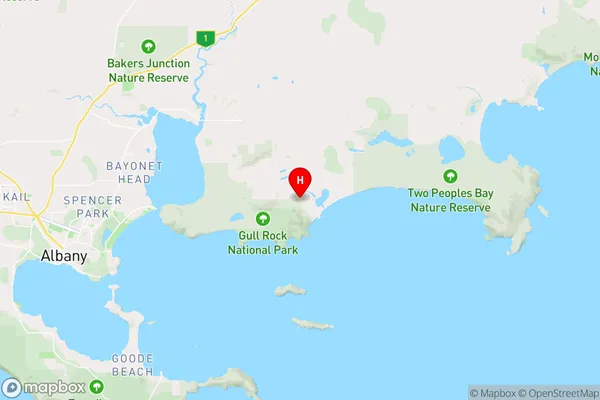 Nanarup,Western Australia Area Map