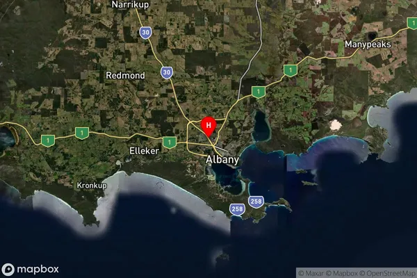 Orana,Western Australia Satellite Map