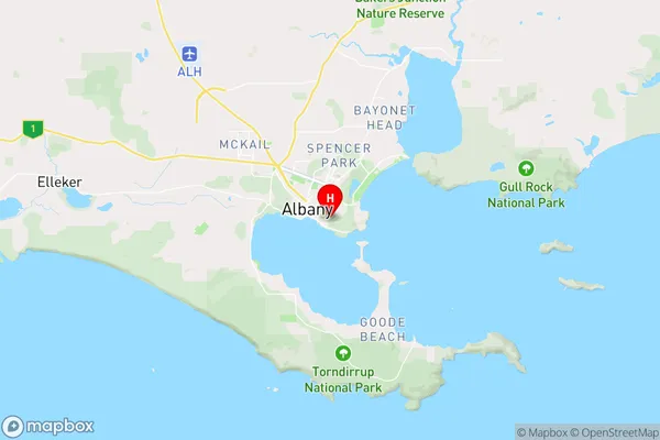 Port Albany,Western Australia Area Map