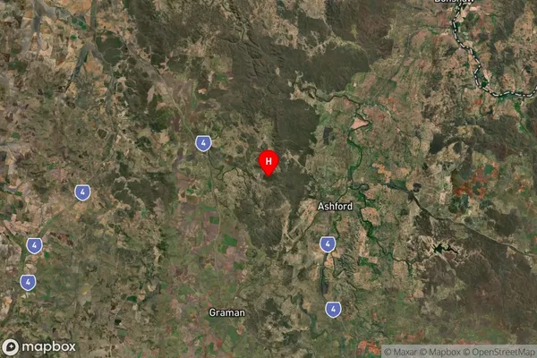 Wallangra,New South Wales Satellite Map