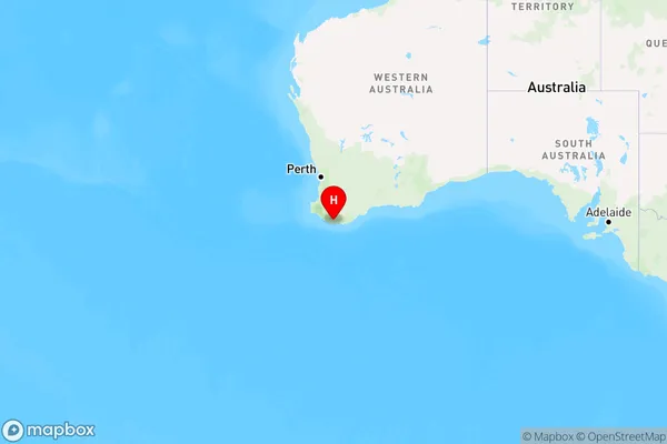 Hazelvale,Western Australia Region Map