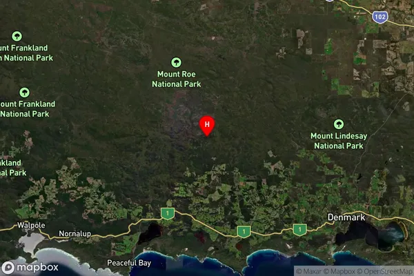 Mount Romance,Western Australia Satellite Map