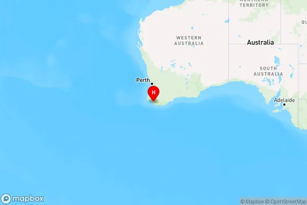 Northcliffe,Western Australia Region Map