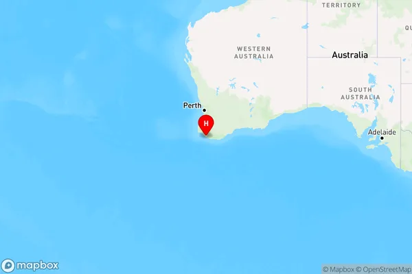 Windy Harbour,Western Australia Region Map