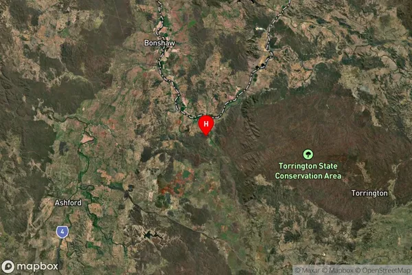 Bonshaw,New South Wales Satellite Map