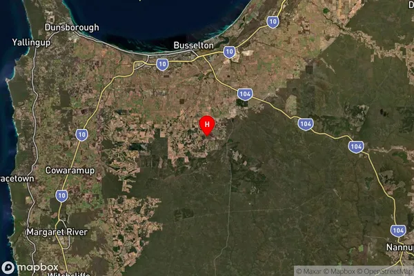 Walsall,Western Australia Satellite Map