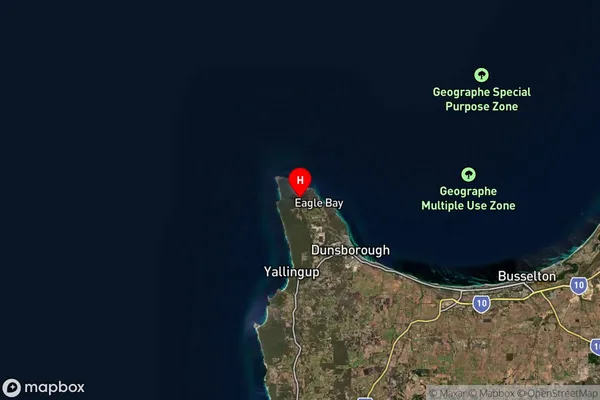 Naturaliste,Western Australia Satellite Map