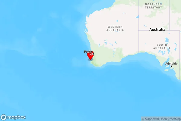 Naturaliste,Western Australia Region Map