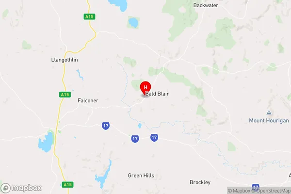 Bald Blair,New South Wales Area Map