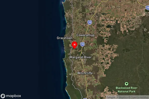 Burnside,Western Australia Satellite Map