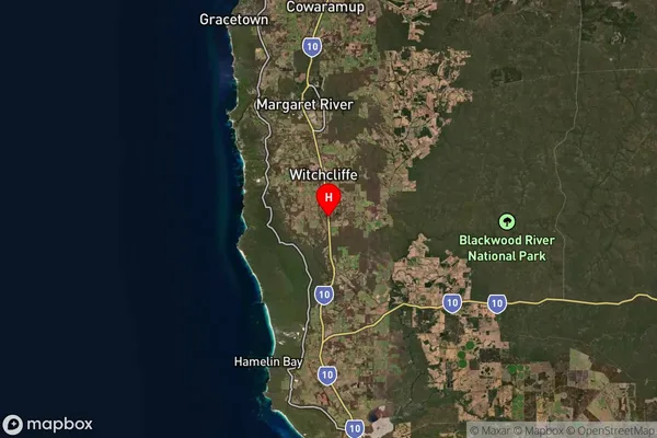 Forest Grove,Western Australia Satellite Map