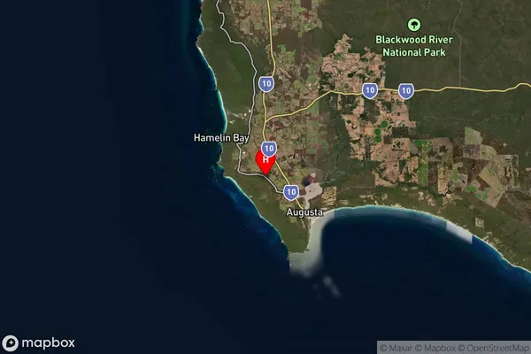 Deepdene,Western Australia Satellite Map