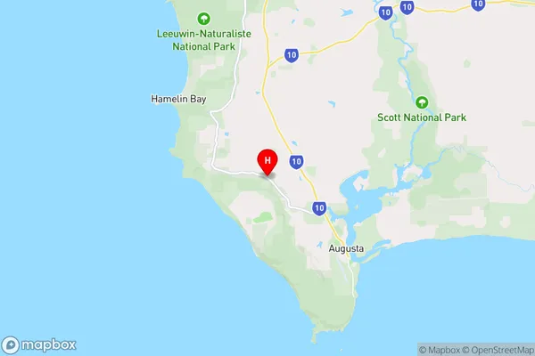 Deepdene,Western Australia Area Map