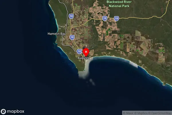 East Augusta,Western Australia Satellite Map