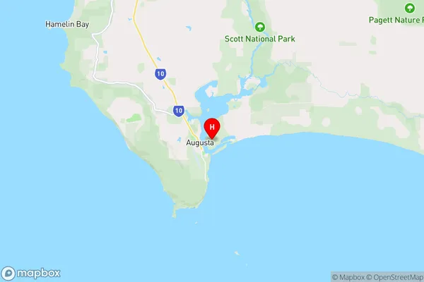 East Augusta,Western Australia Area Map