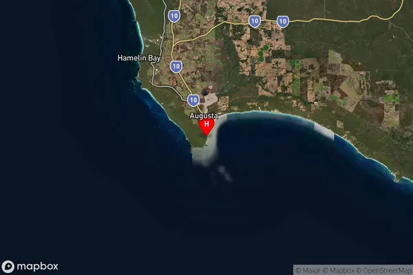 Leeuwin,Western Australia Satellite Map